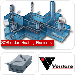 SOS delivery of specialised heating elements