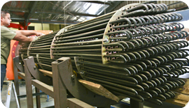 Refurbishment of flanged immersion heater Refurbishment of flanged immersion heater