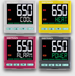 Gefran 650 PID controllers