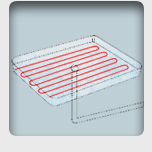 Heat tracing of drip trays
