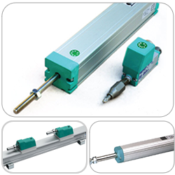 Our range of rectilinear transducers unitemp's product basket for the plastics & packaging industry