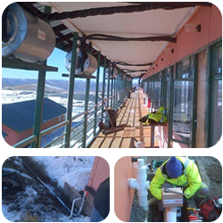 Letseng Diamond Mine - Trace Heating Installation