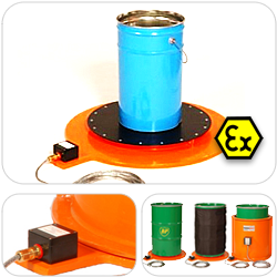 Surface Heaters: Container & Drum Heaters for industrial applications Base Drum Heaters & Induction Base Heaters