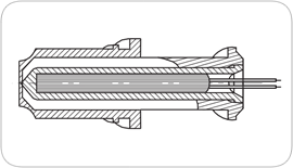 Injection Moulding: Inside heating of nozzles Cartridge Heater Application: Injection moulding