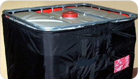 Flexible heating jackets for bulk storage containers of liquids Flexible heating jackets for bulk storage containers of liquids