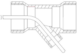 Termination of in-pipe heat Tracing Installation