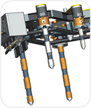 Heated nozzles and manifolds for hotrunner systems