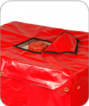Waterproof PVC covers & lids to maximise heating efficiency & protection for outdoor use IBC heater PVC Waterproof cover