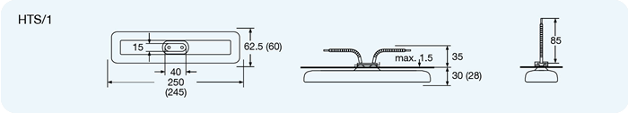 Elstein HTS/1 Technical Drawing