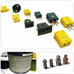 Temperature Sensor Accessories: Connectors, Cables, compression fittings