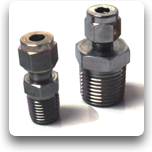 Compression Fittings: Stainless Steel, 1/4 - 1/2"NPT 