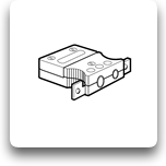 Standard Temperature Connector: Panelmount, female, type 'J'/ 'K'/ 'T'/ 'R'/ 'S'