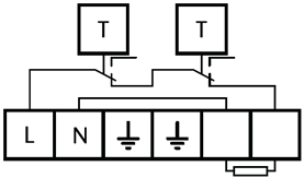 Thermon TC2 Mechanical Thermostat - wiring diagram