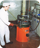 Thermodafe induction steel drum heaters can simply be hosed down for cleaning Induction Steel Drum Heaters - waterproof