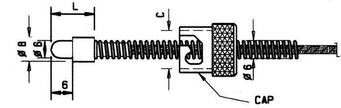 unitemp USTP: Thermocouple, Bayonet Fitting, rounded tip